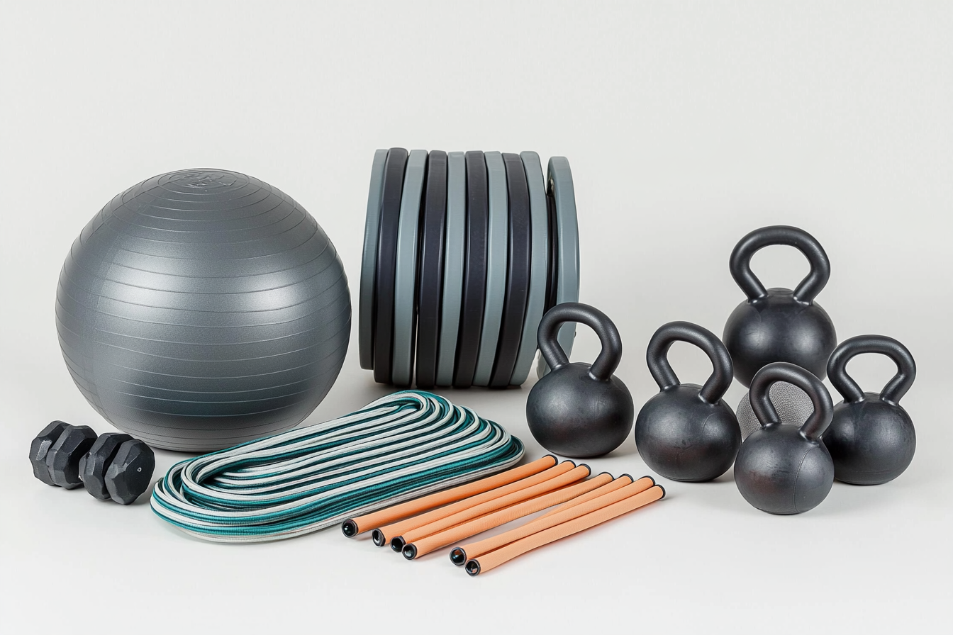 A Collection of Various Fitness Equipment