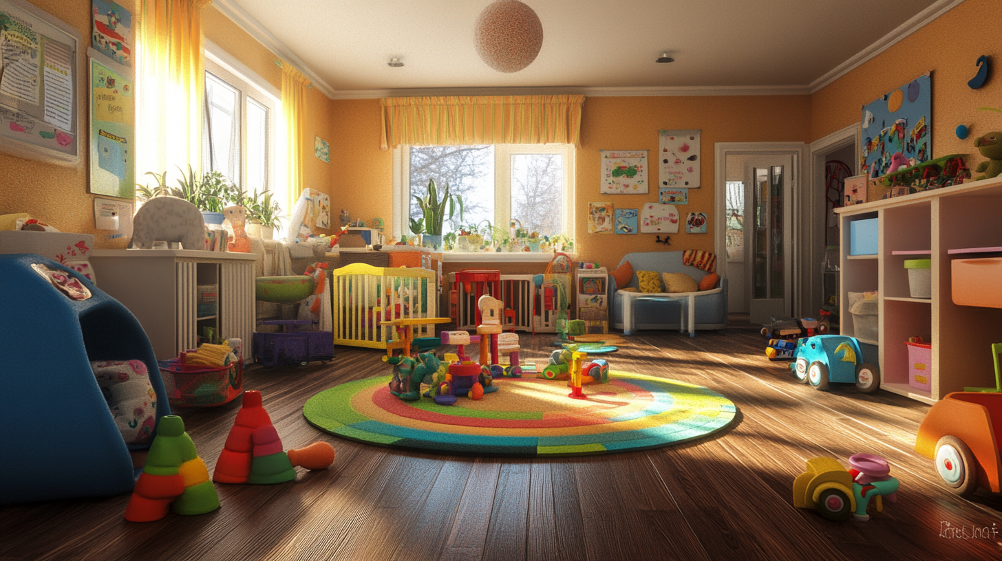 A Colorful Baby Wonderland, Seen From Child's Eyes