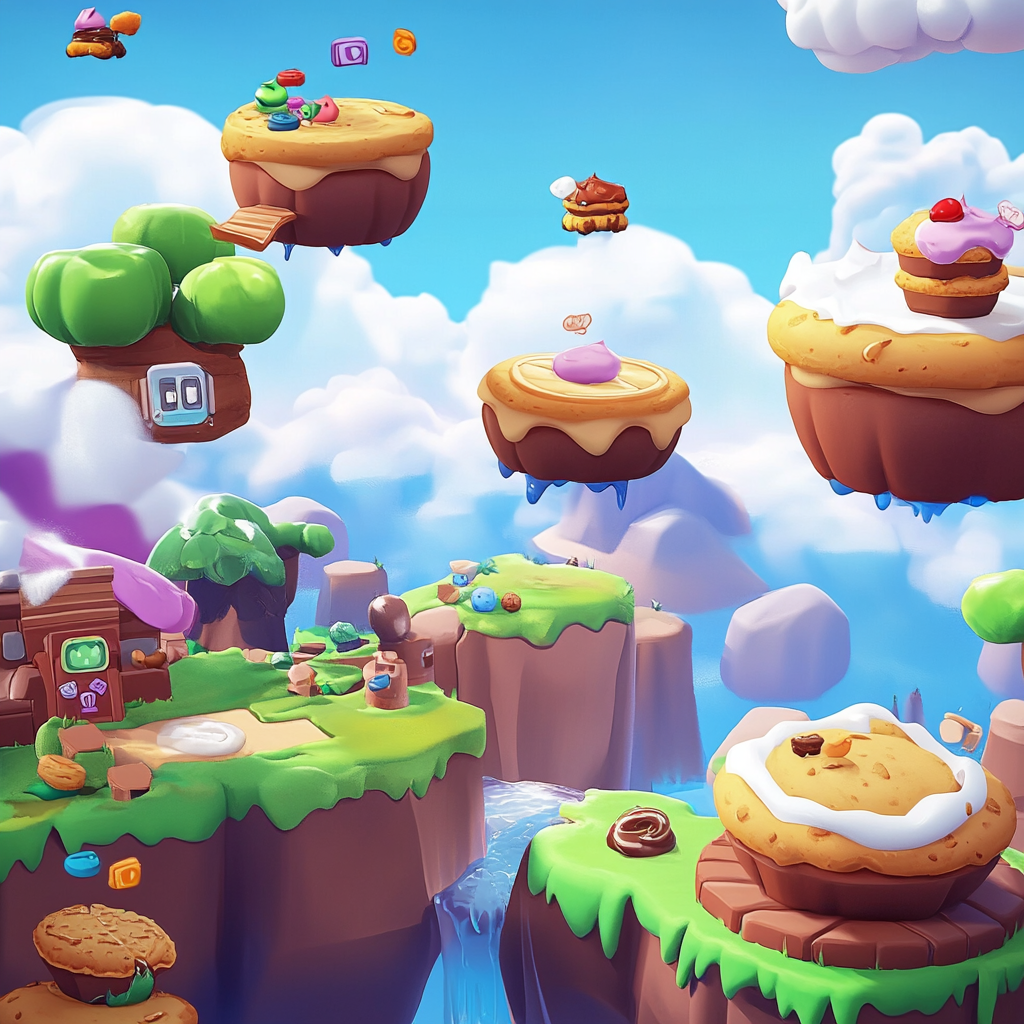 A Colorful Cookie-Pastry Game Screenshot