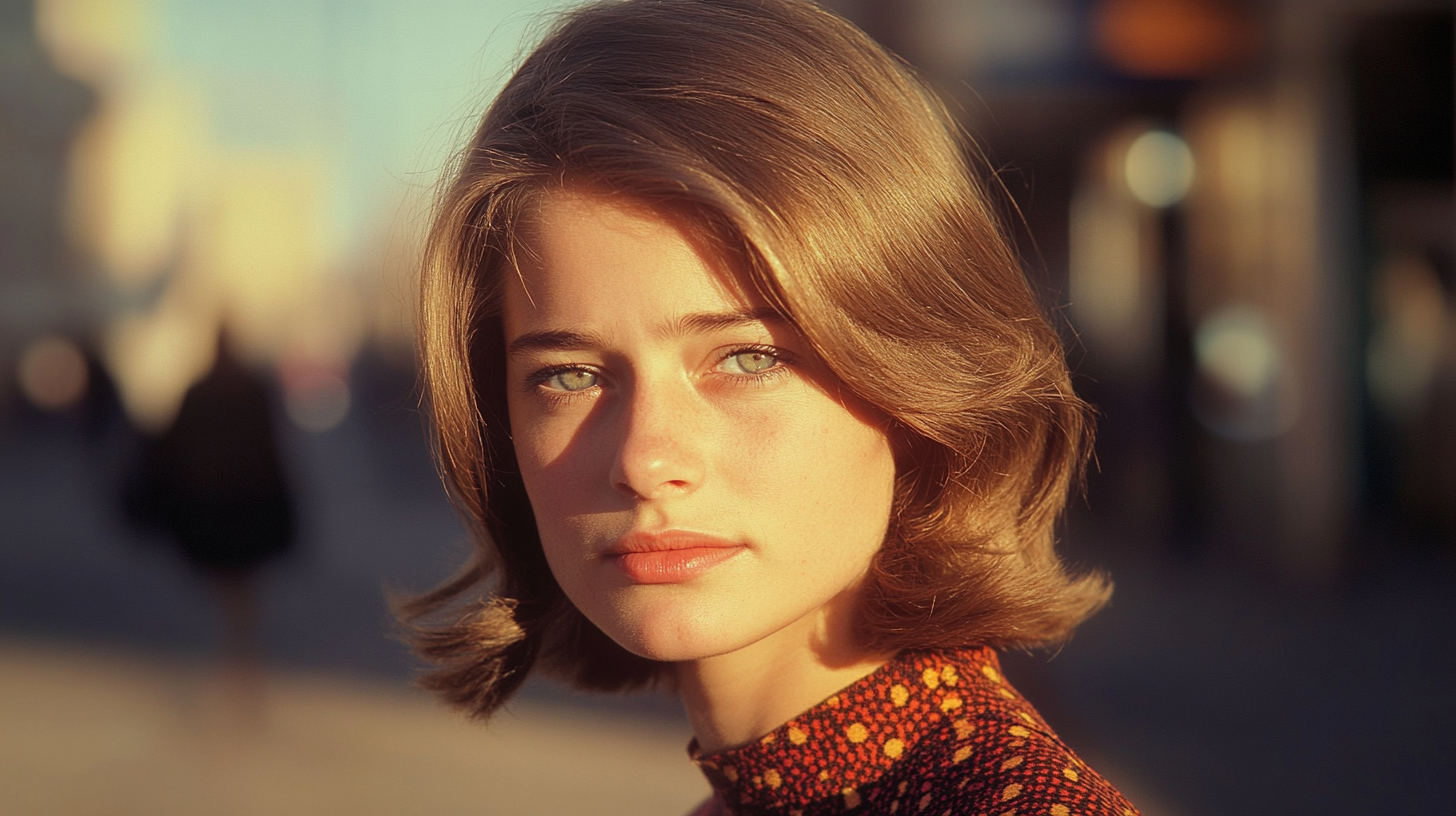 A Concerned Charlotte Rampling in 1967 London