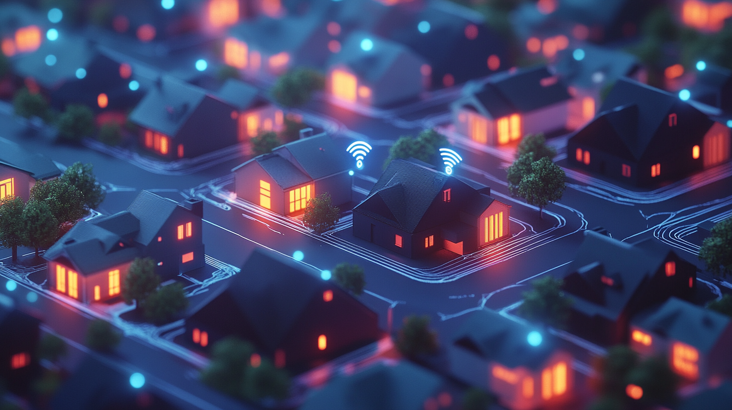 A Connected Smart City with Bright Fiber Lines