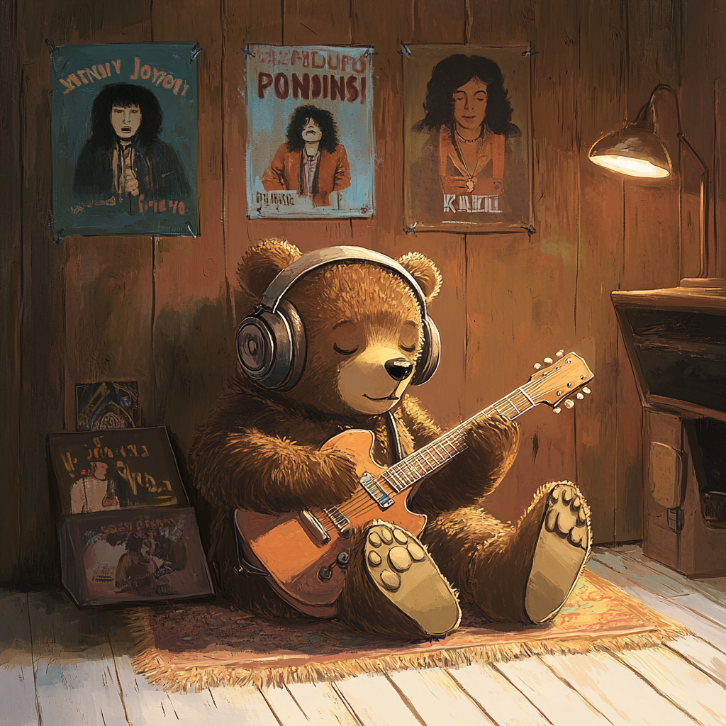 A Cozy Bear Cave: Jonny's Rockstar Dream