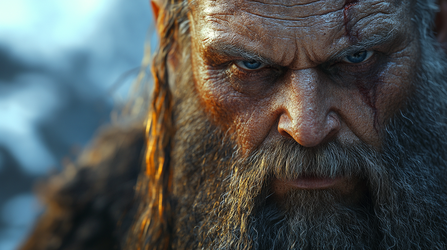 A Detailed Dwarf in 3D for Full HD.