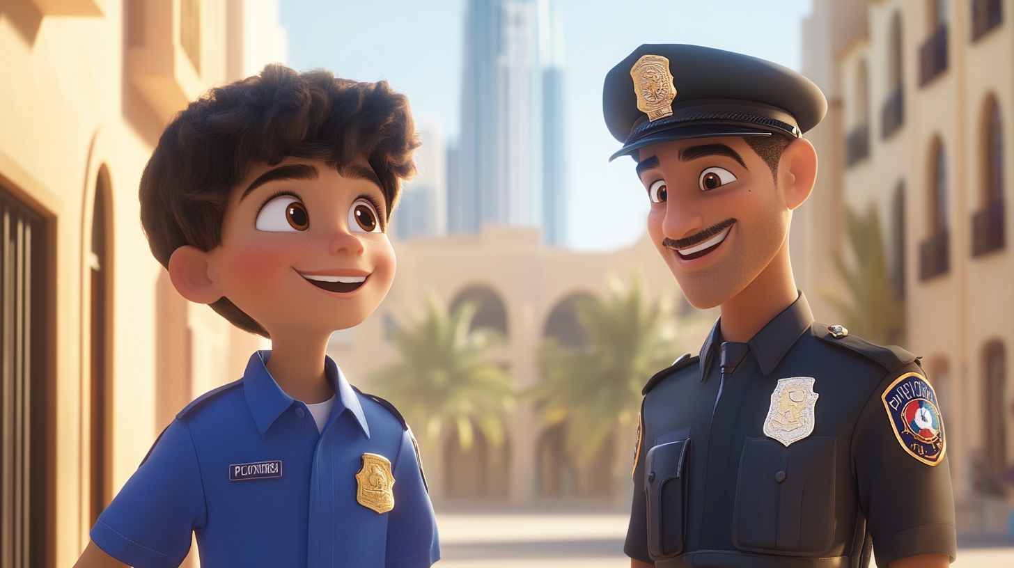 A Detective Kid Adventure in Dubai City