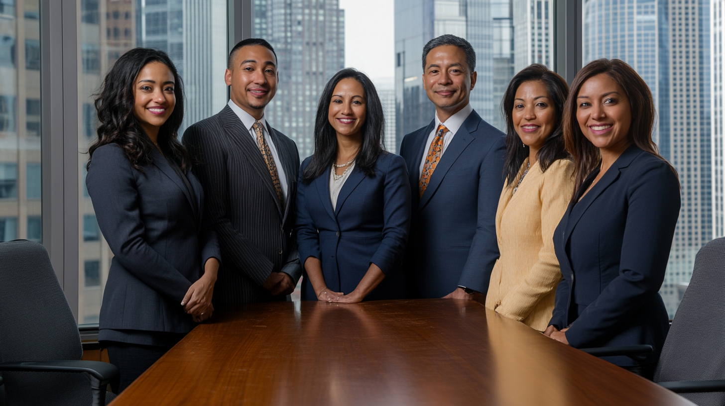 A Diverse Legal Team in a Boardroom