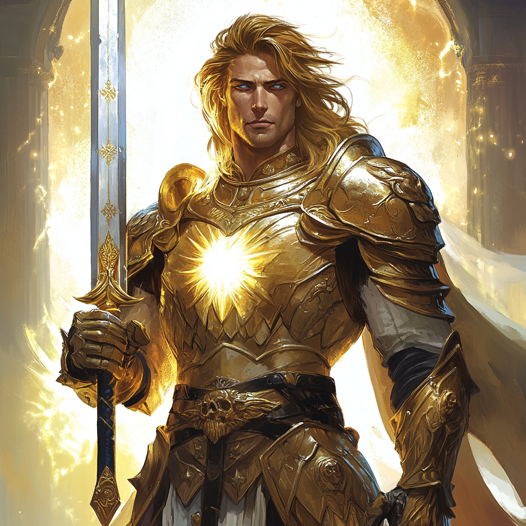 A Divine Warrior of Light: Solarius the Radiant