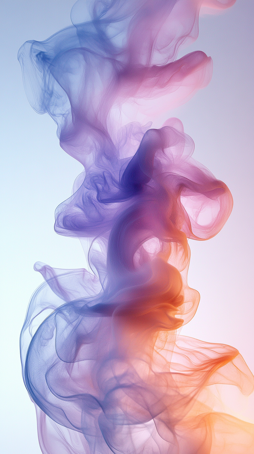 A Dreamy Ethereal Swirl of Soft Pastel Colors