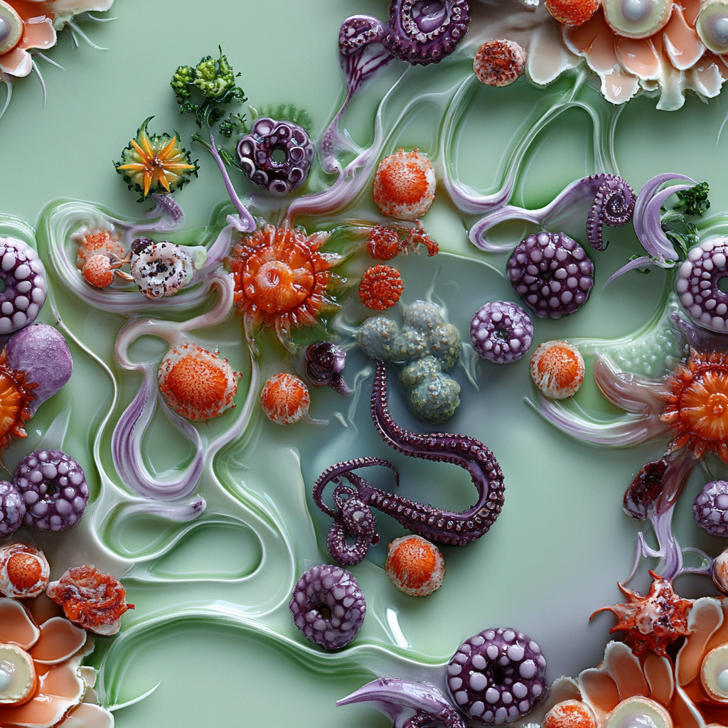 A Fancy Plate of Strange Tentacled Creatures