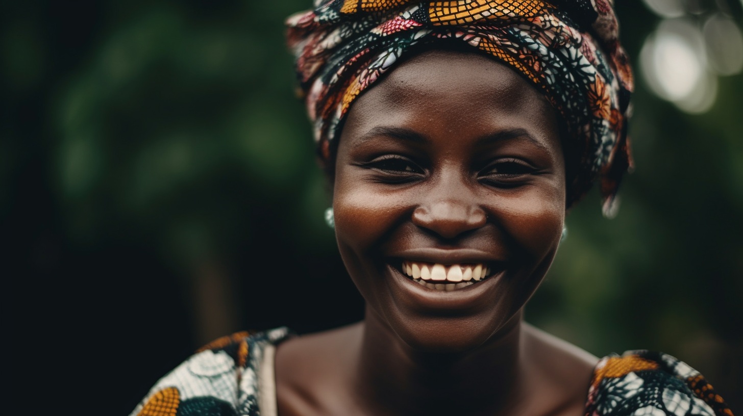 A Happy African Woman Unpacking in New Room