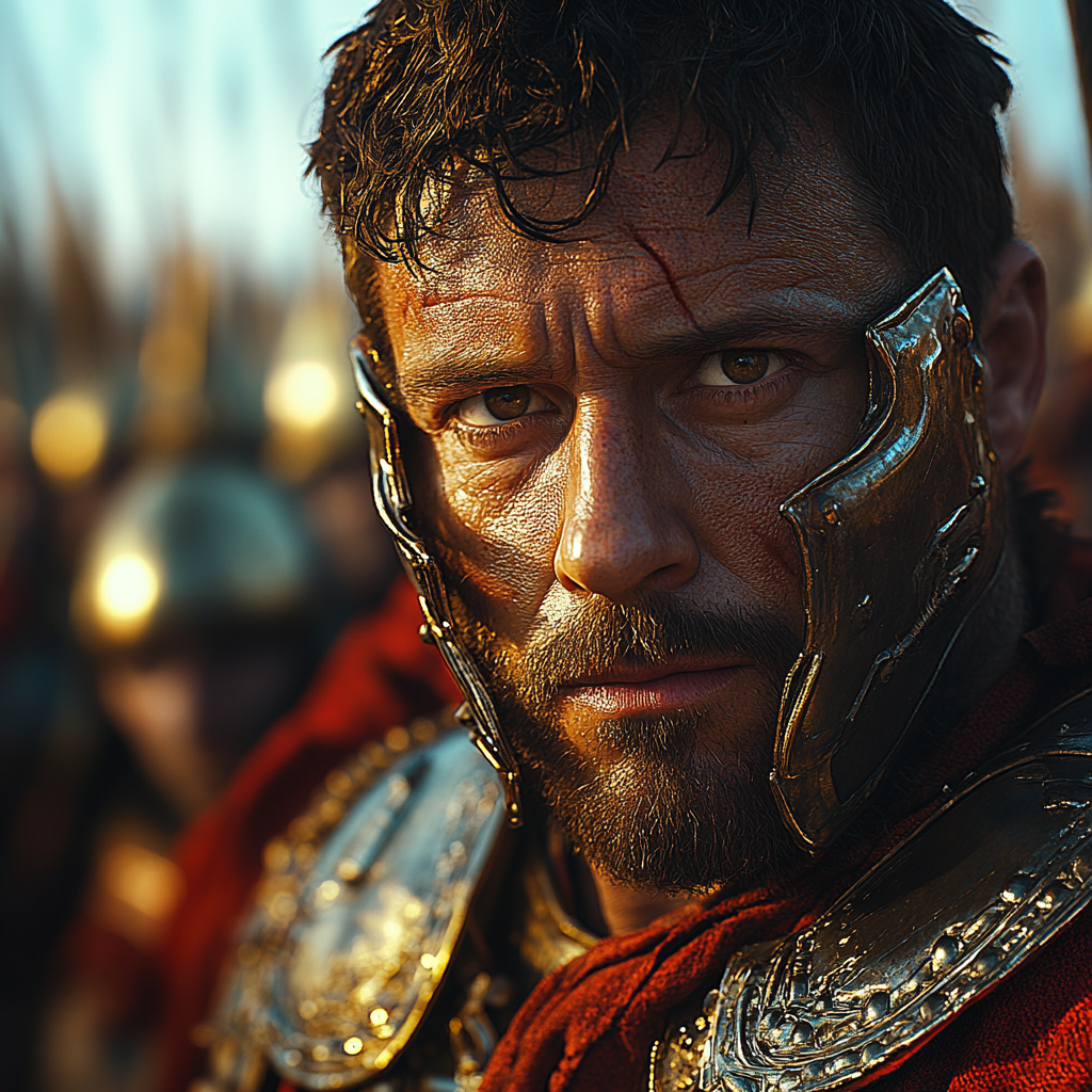 A Highly Detailed Roman Army Commander Portrait