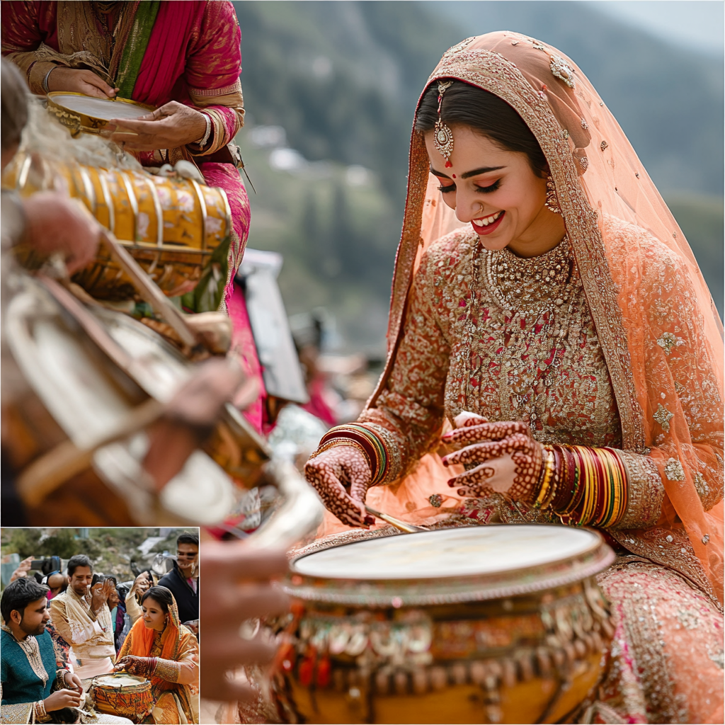 A Himachali wedding celebration in the Himalayas