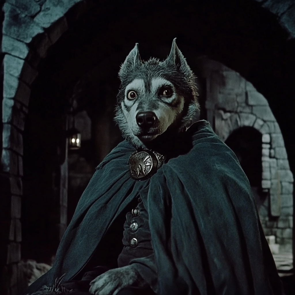 A Husky-Headed Entity in a 1950's Dungeon Movie