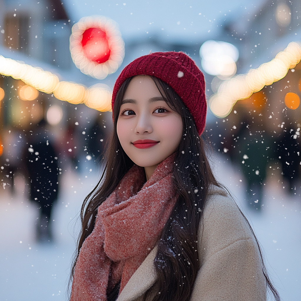 A Hyper-Realistic Winter Wonderland: Festive Korean Solo Town