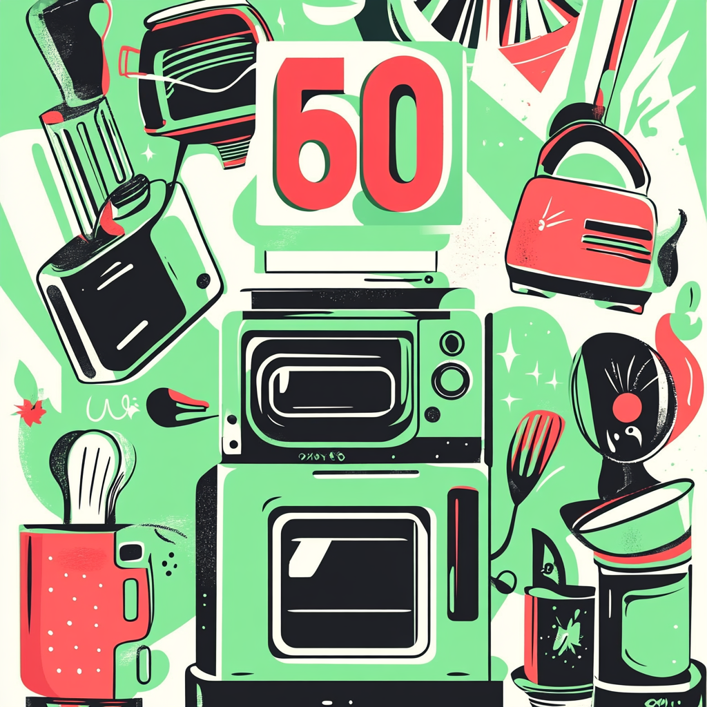 A Joyful Dance of Kitchen Appliances Poster