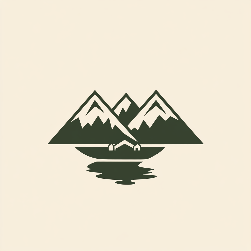 A Logo for Natberger Hütte: Alpine Tranquility & Adventure