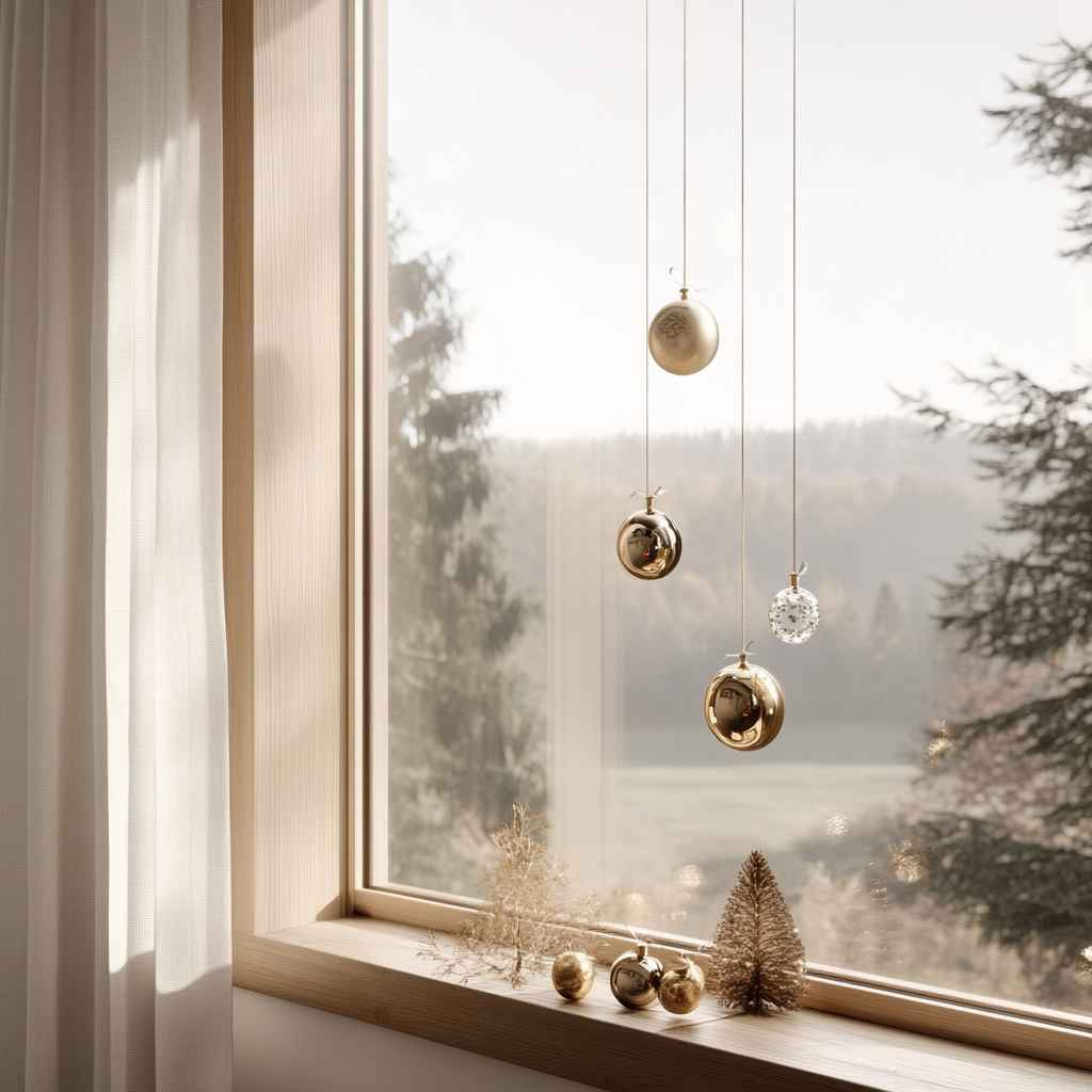 A Luxurious Window Decorated With Playful Ornaments