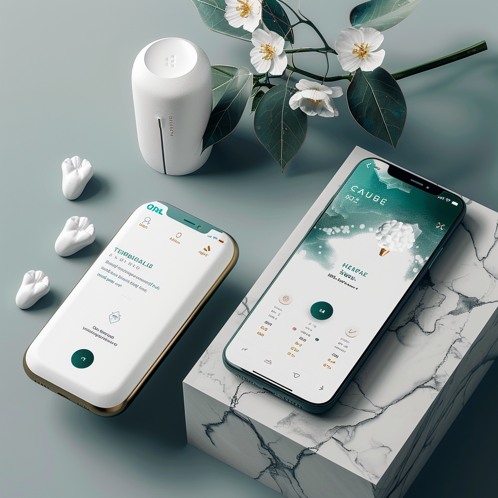 A Luxury Oral Care App Design Interface