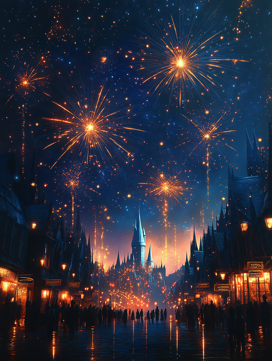 A Magical 4th of July in Hogsmeade Village