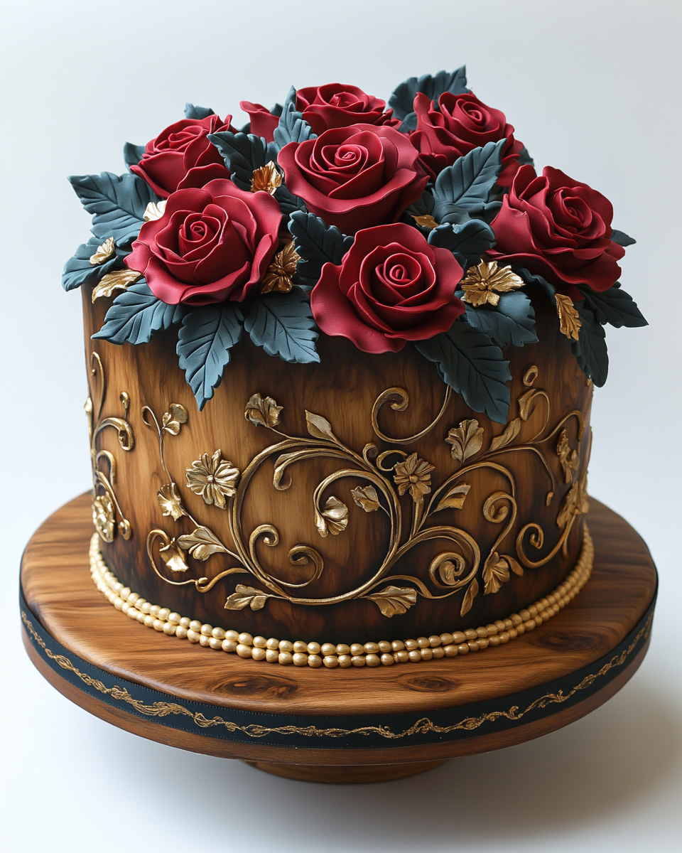 A Magical Musical and Jewelry Cake Design