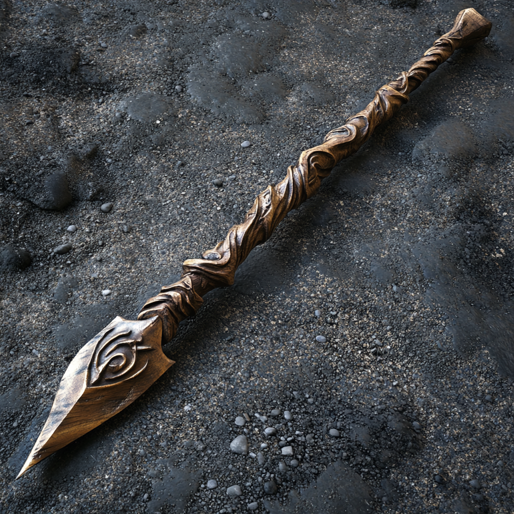 A Magical Spear in a Desolate World