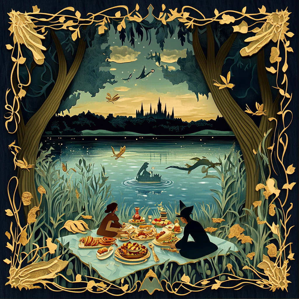 A Magical Wizarding Picnic by Hogwarts Lake