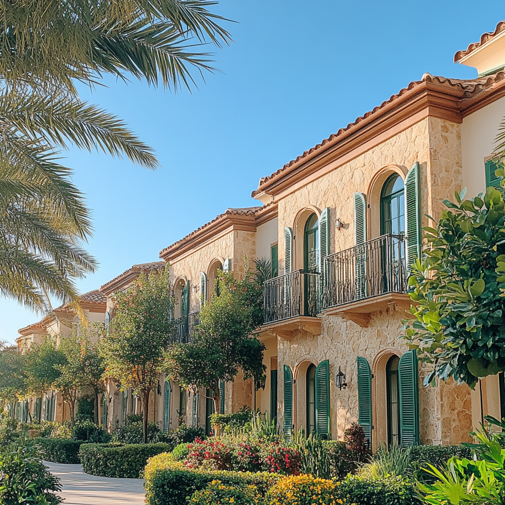 A Mediterranean-style Luxury Townhouse amid Tropical Greenery