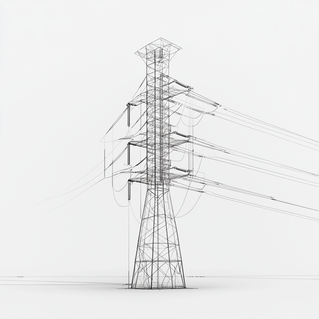 A Minimalistic Wireframe of an Energy Transformer