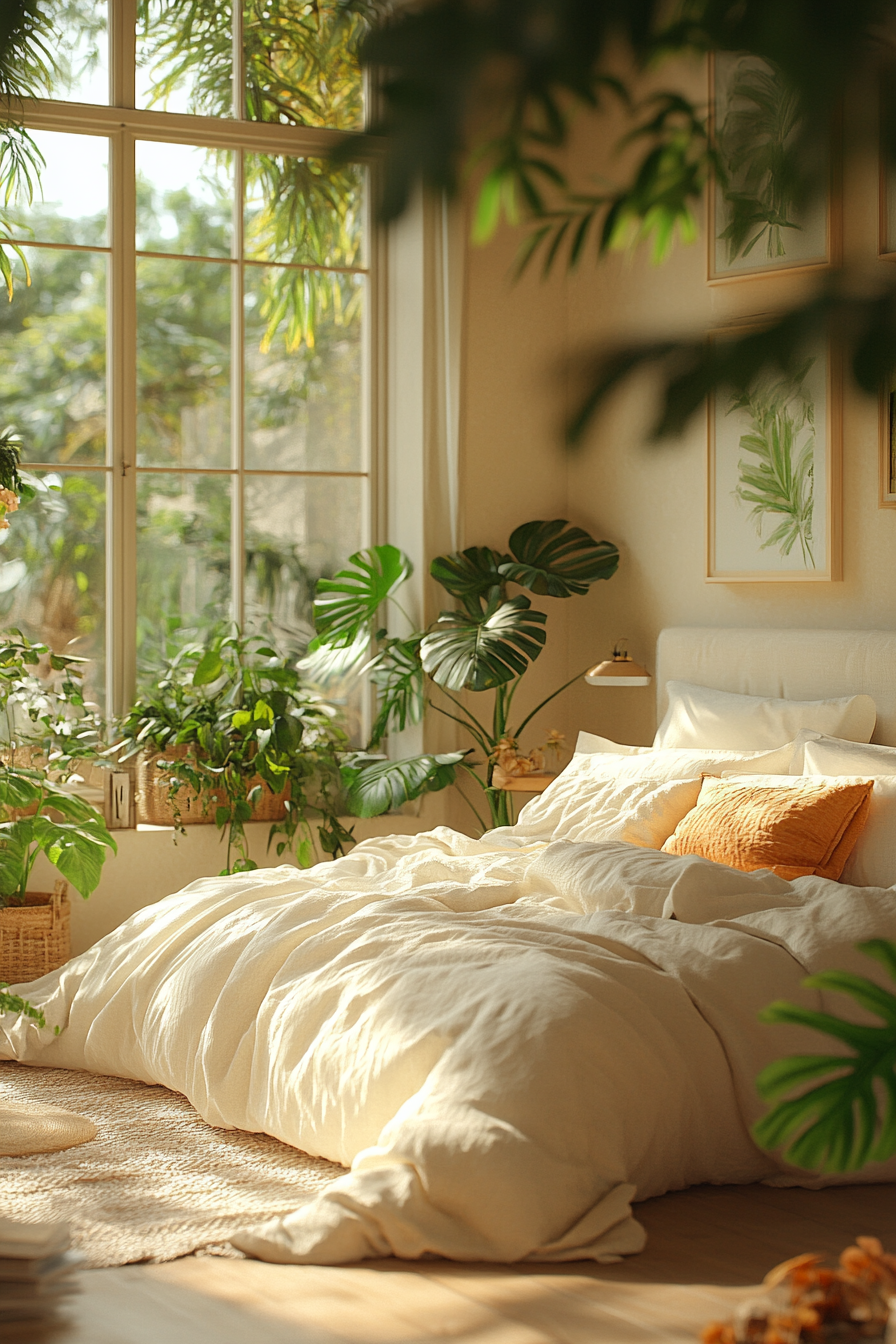 A Modern White Loft Bedroom in New York City