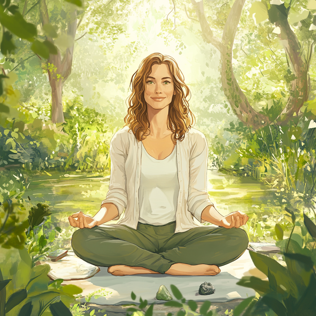 A Peaceful Psychologist and Yoga Teacher in Nature