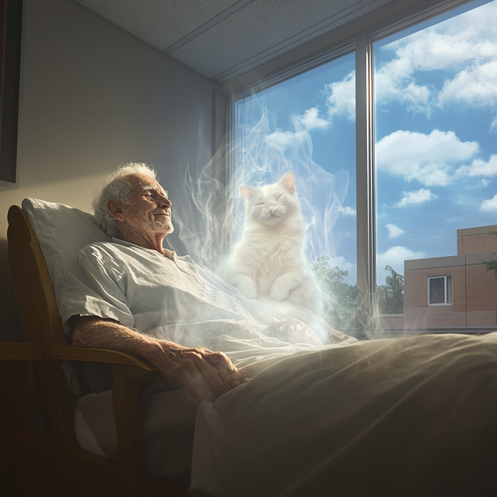 A Peaceful Scene in Sunny Hospice Room