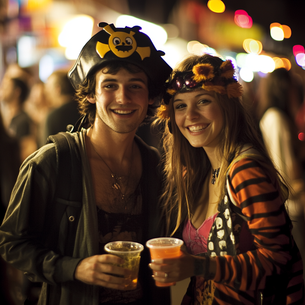 A Pirate and a Bee stumble through Halloween