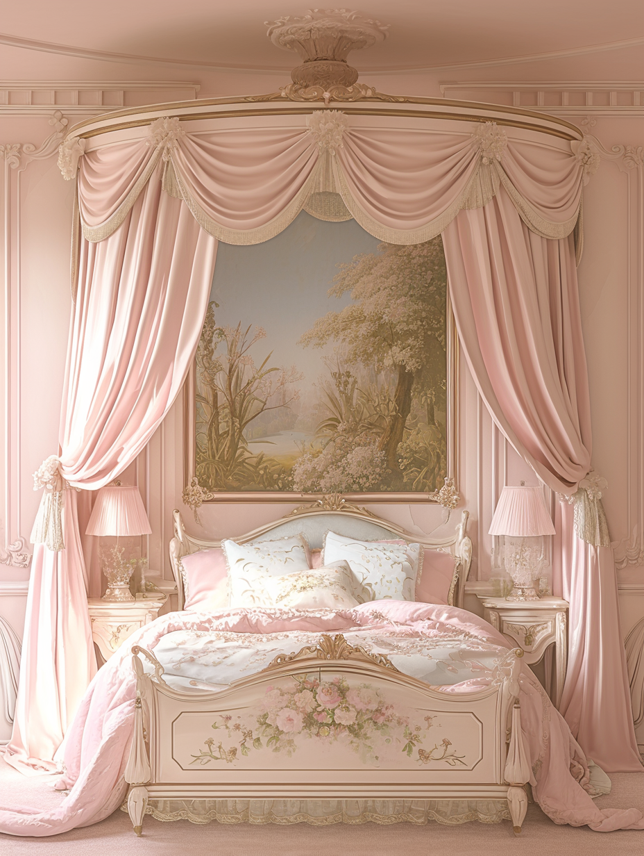 A Princess' Dreamy Room with Lovely Decorations