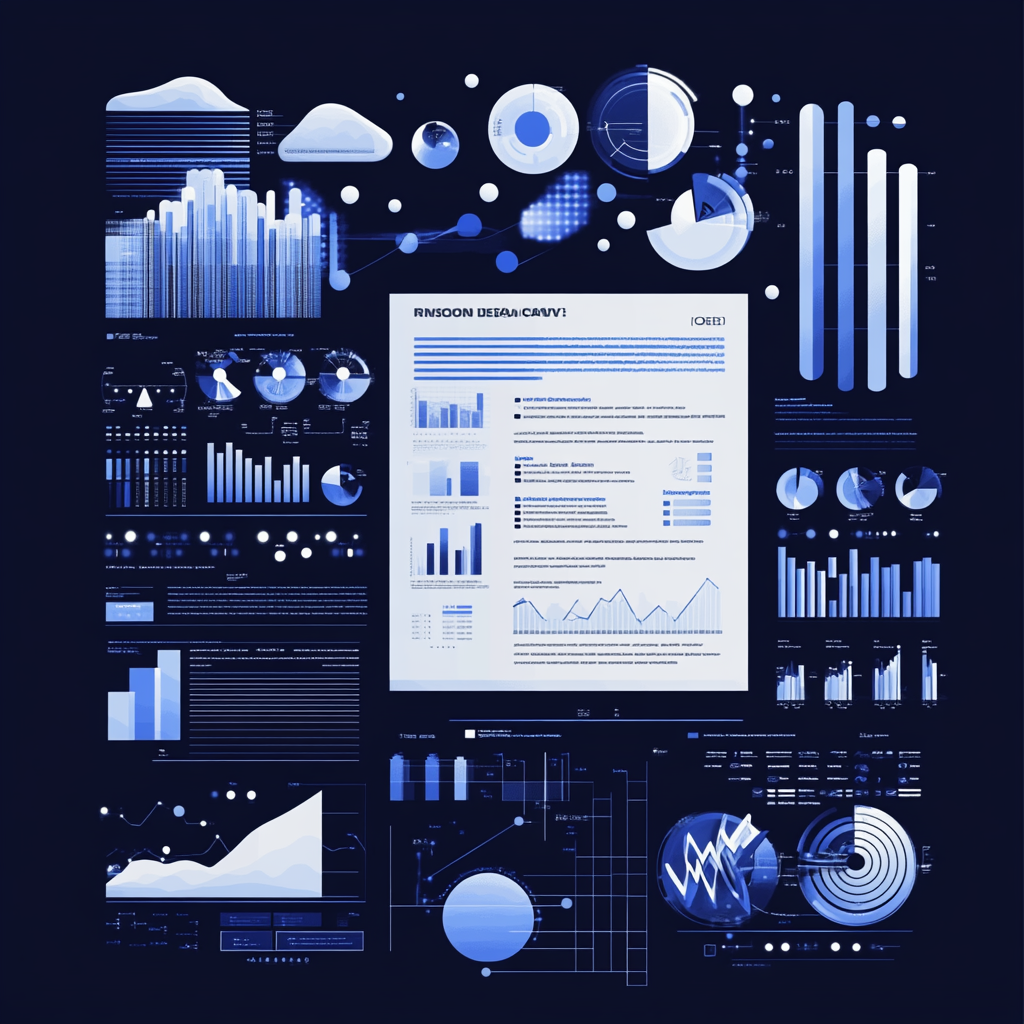 A Professional Resume Amidst Data Visualizations