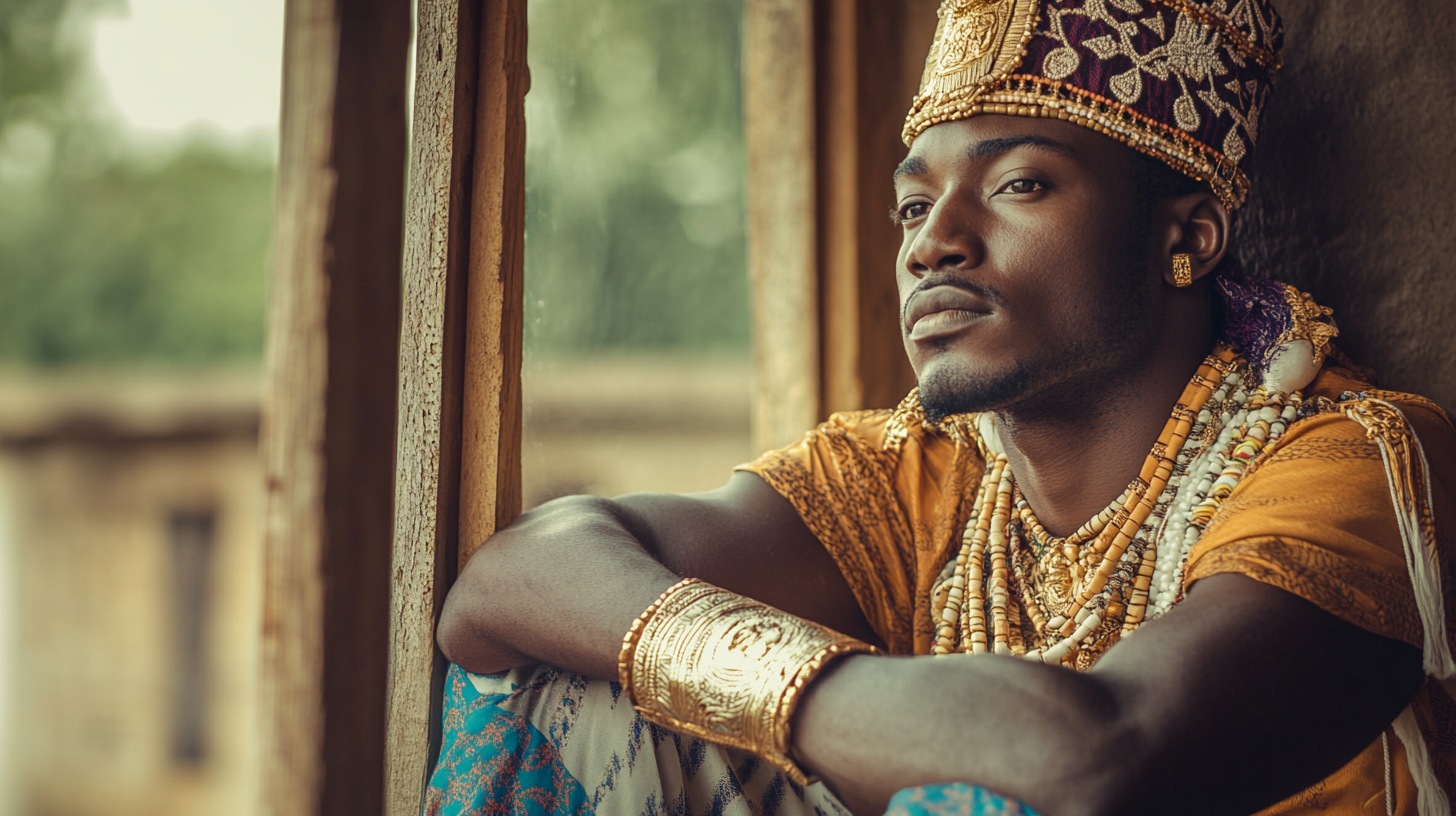 A Proud African Man at Home