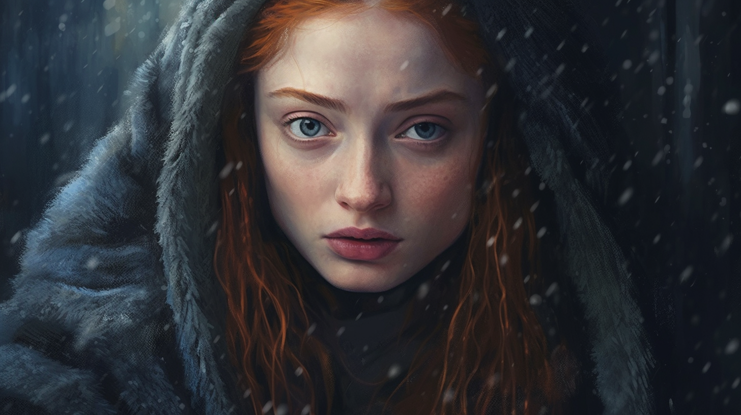 A Queen's Quiet Strength: Sansa Stark Portrait