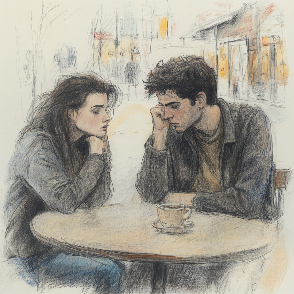 A Sad Date at the Coffee Shop