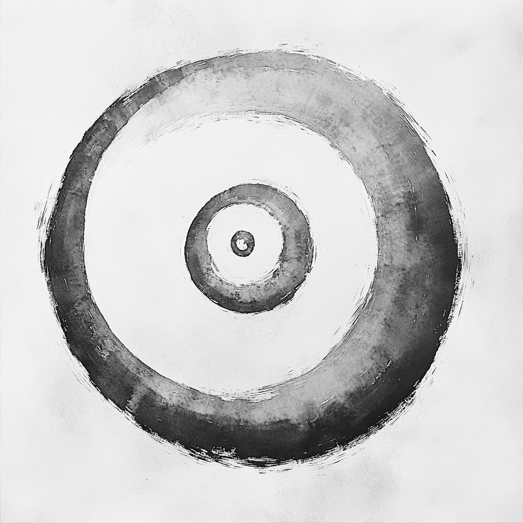 A Single Spiral Line: East Asian Ink Art