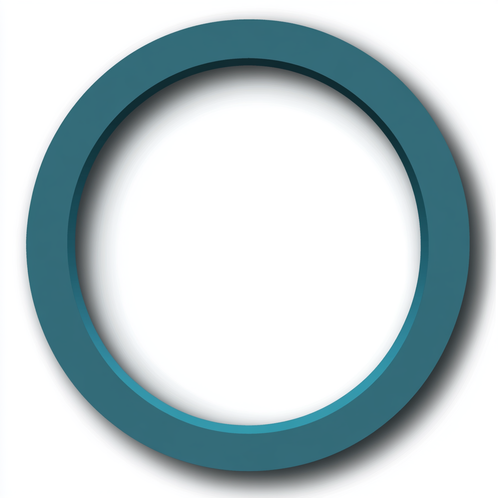 A Slim Blue Circle