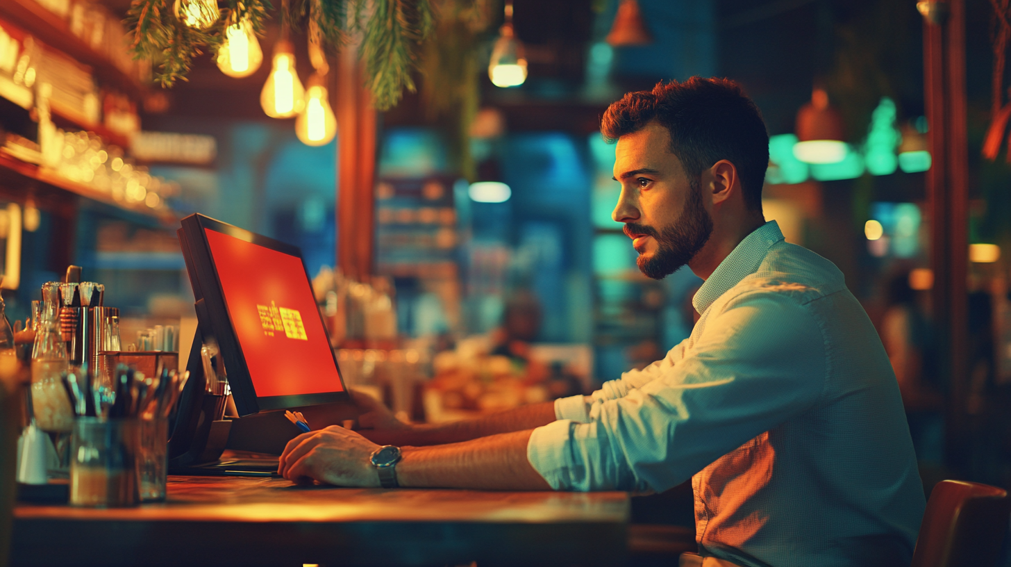 A Small Business Owner in a Restaurant