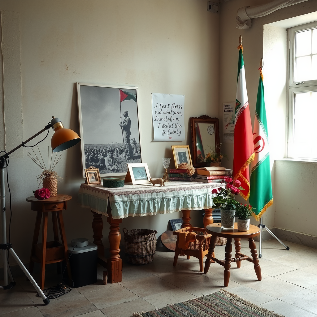 A Studio with Table, Picture of Martyrdom