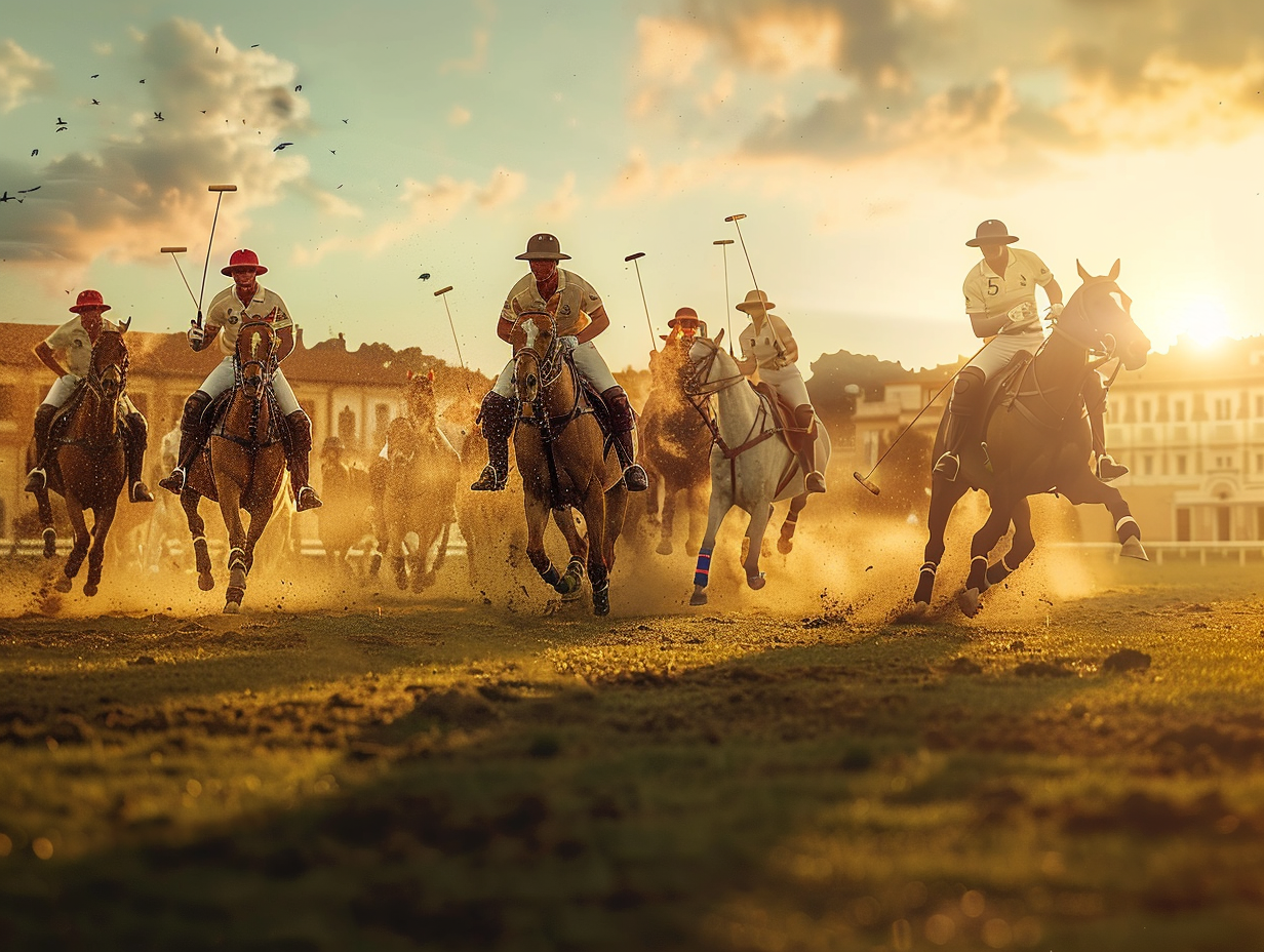 A Stunning Photo of a Polo Match