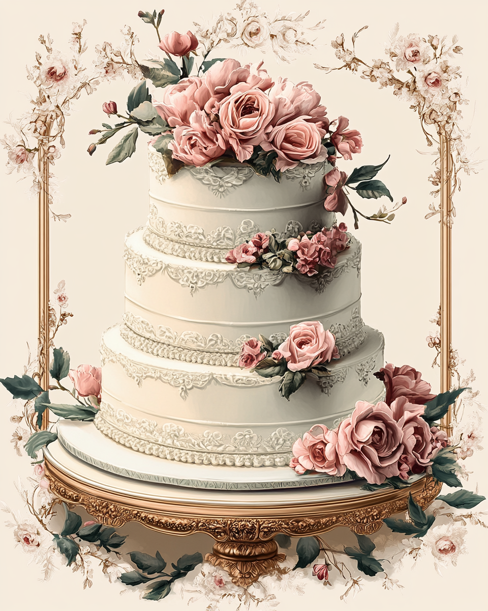 A Victorian Rococo Wedding Cake Design Book