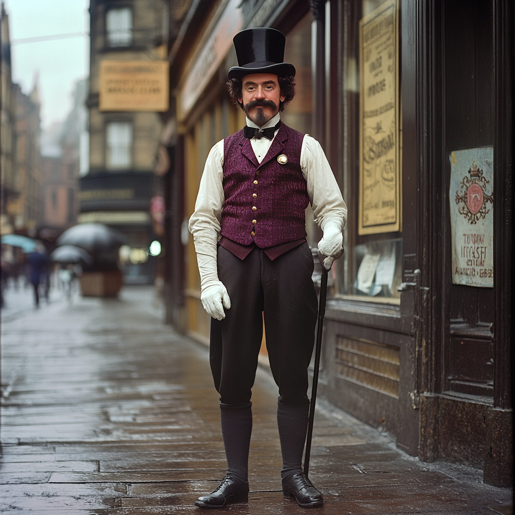 A Wealthy Gentleman in 1950's Glasgow, Scotland