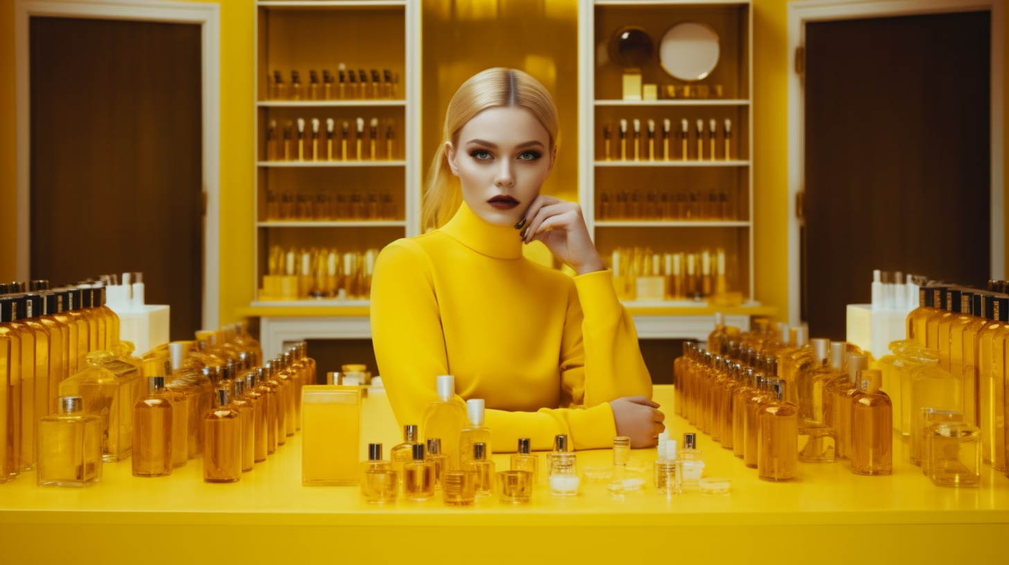 A Yellow Beauty Lab Making Luxury Face Creams