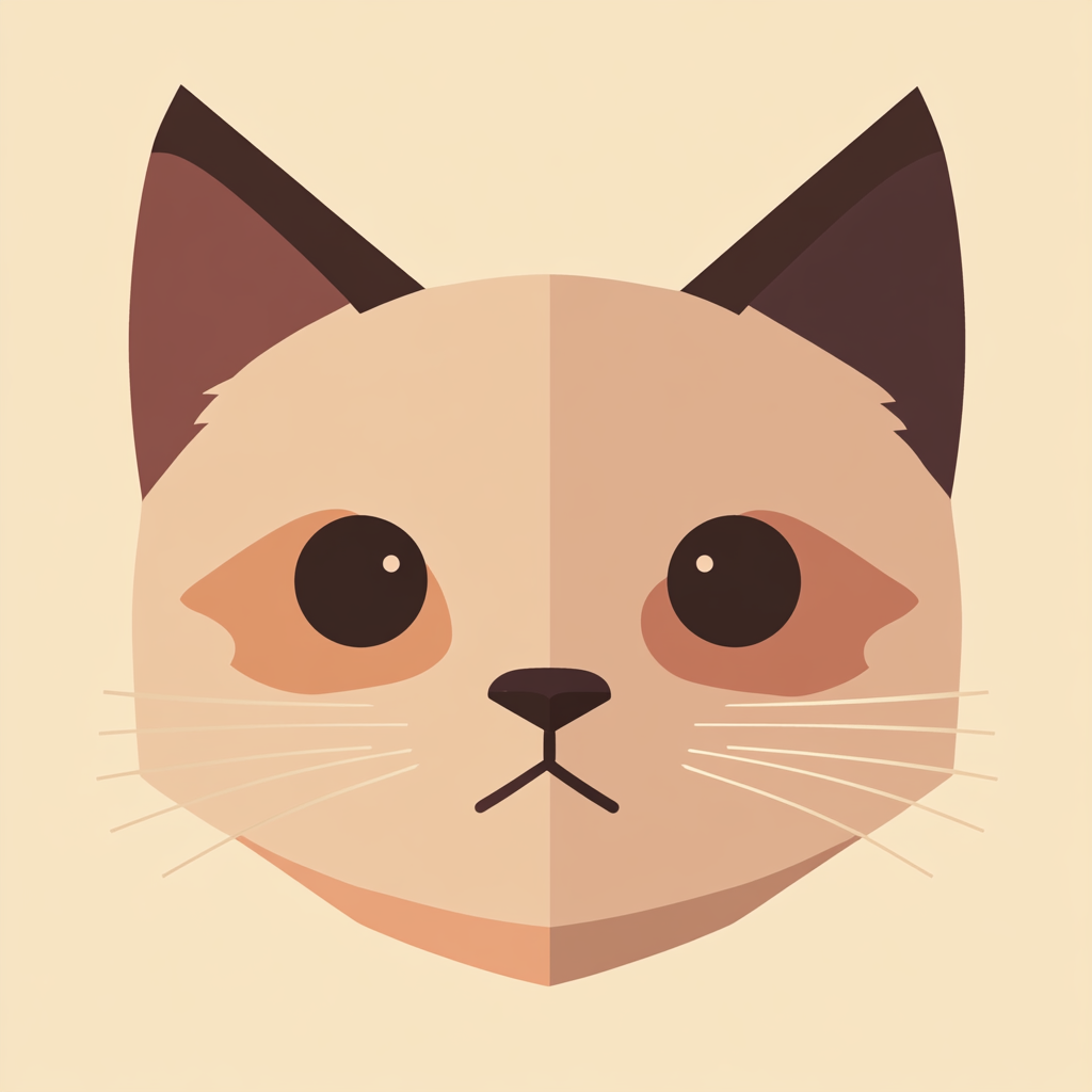 A cute emoji of a boyish cub cat.