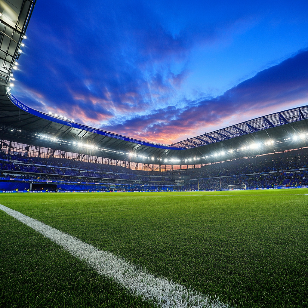 A football player's view of a modern stadium