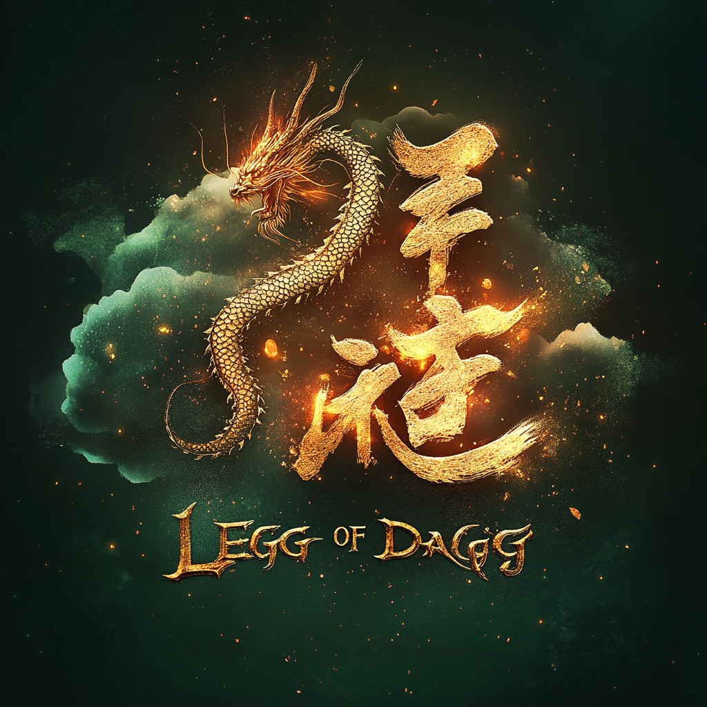 A grand 'Legend of Dragon' logo design