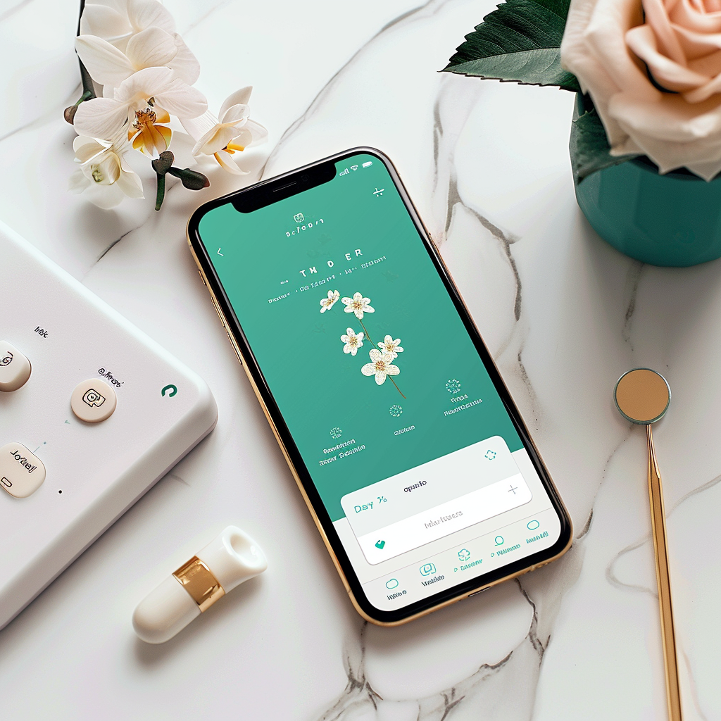 A luxury oral care app interface design