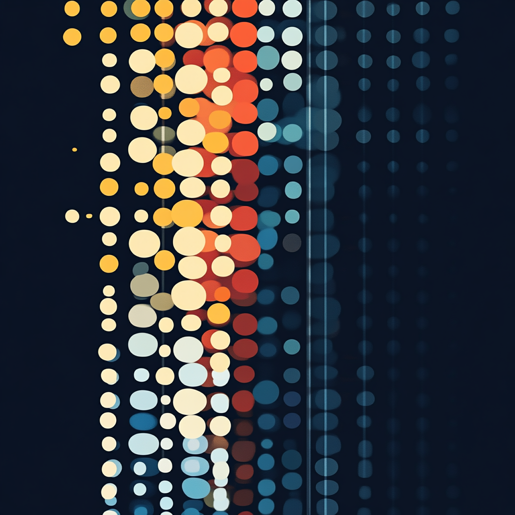 A portrait of intervals merging into one.