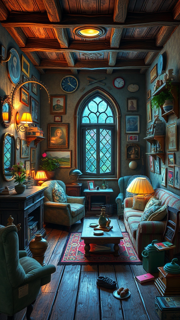 A room with hidden Disney objects in 3D.